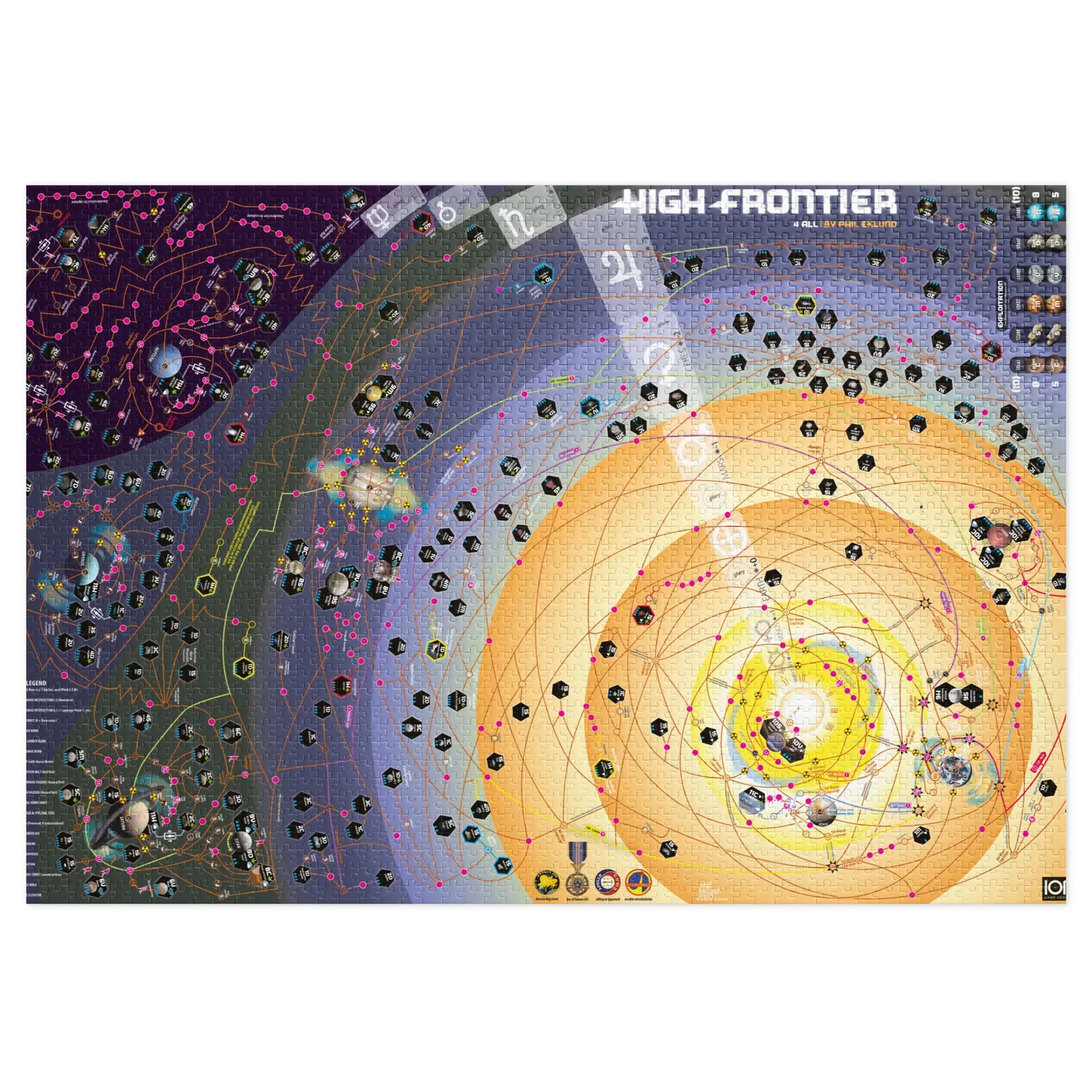 ION High Frontier 4 All puzzle 500 pièces boîte métal