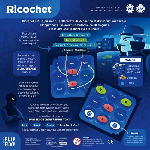 Ricochet 2 Le profil homme sans visage jeu enquête expert