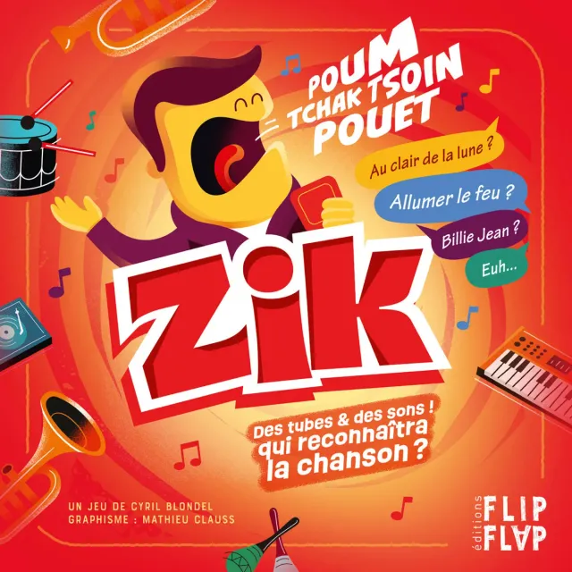 Flip Flap ZiK jeu d’ambiance blind test musical