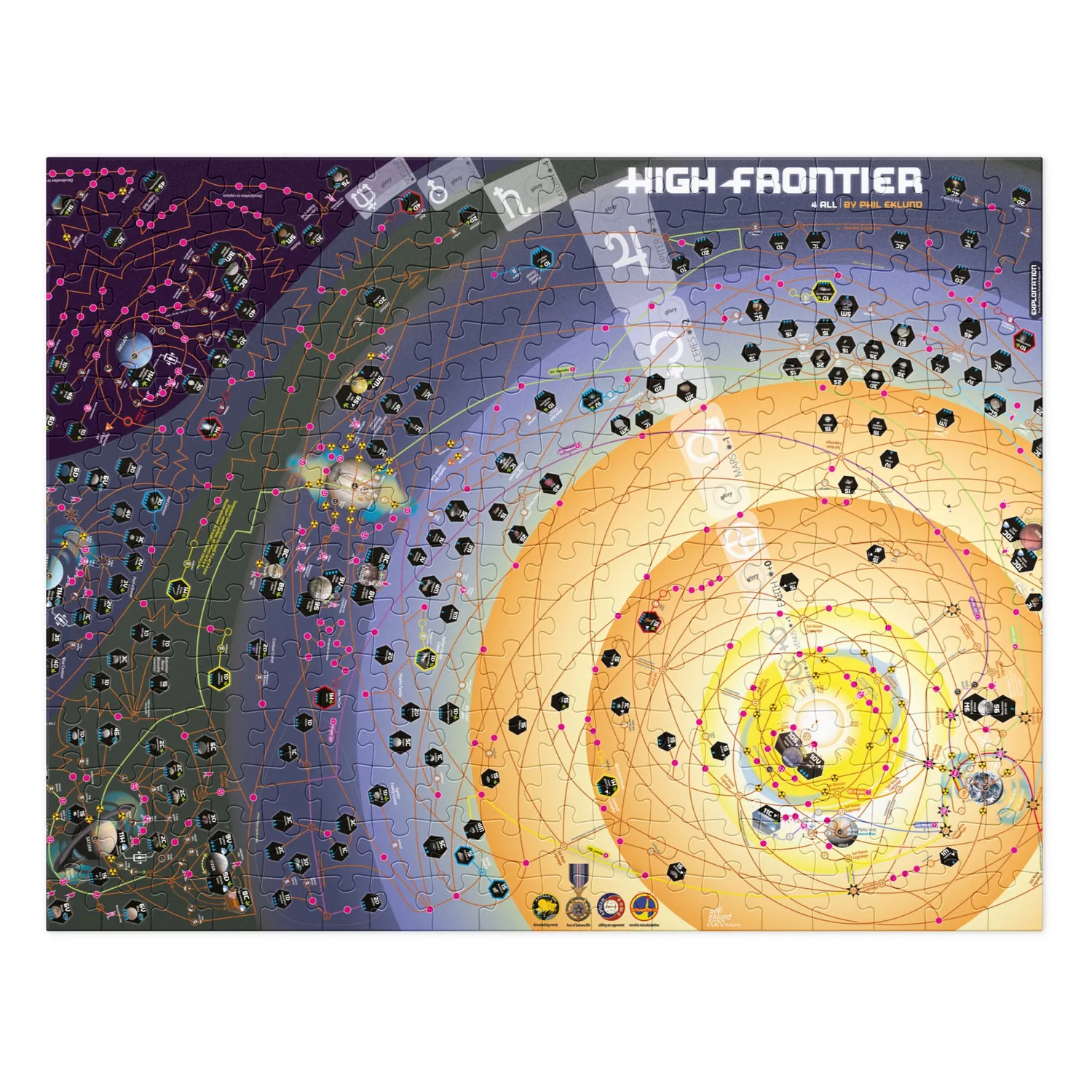 ION High Frontier 4 All puzzle 500 pièces boîte métal