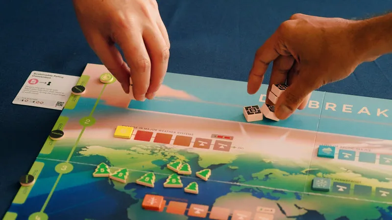 CMYK Daybreak jeu coopératif carton 5 jeux climat