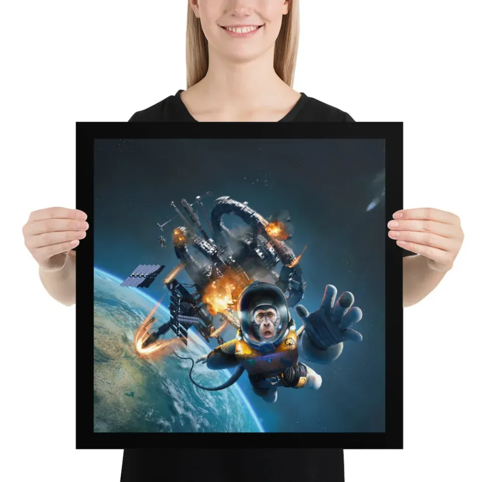 ION Game Design Stationfall Art poster 18x18 papier mat