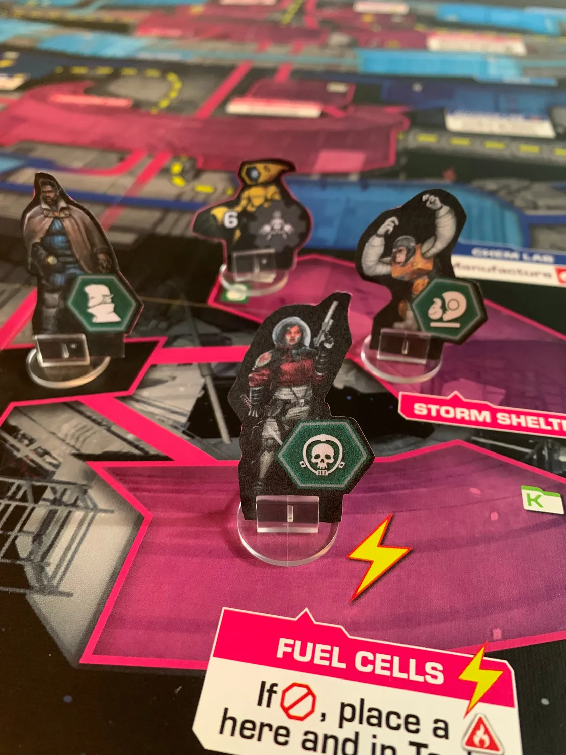 ION Game Design Stationfall standees personnages retail