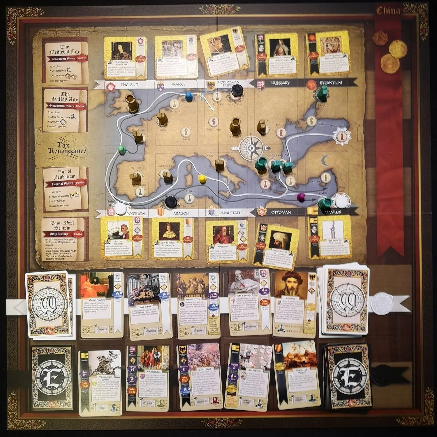 ION Game Design Pax Renaissance 2nd Edition jeu de stratégie