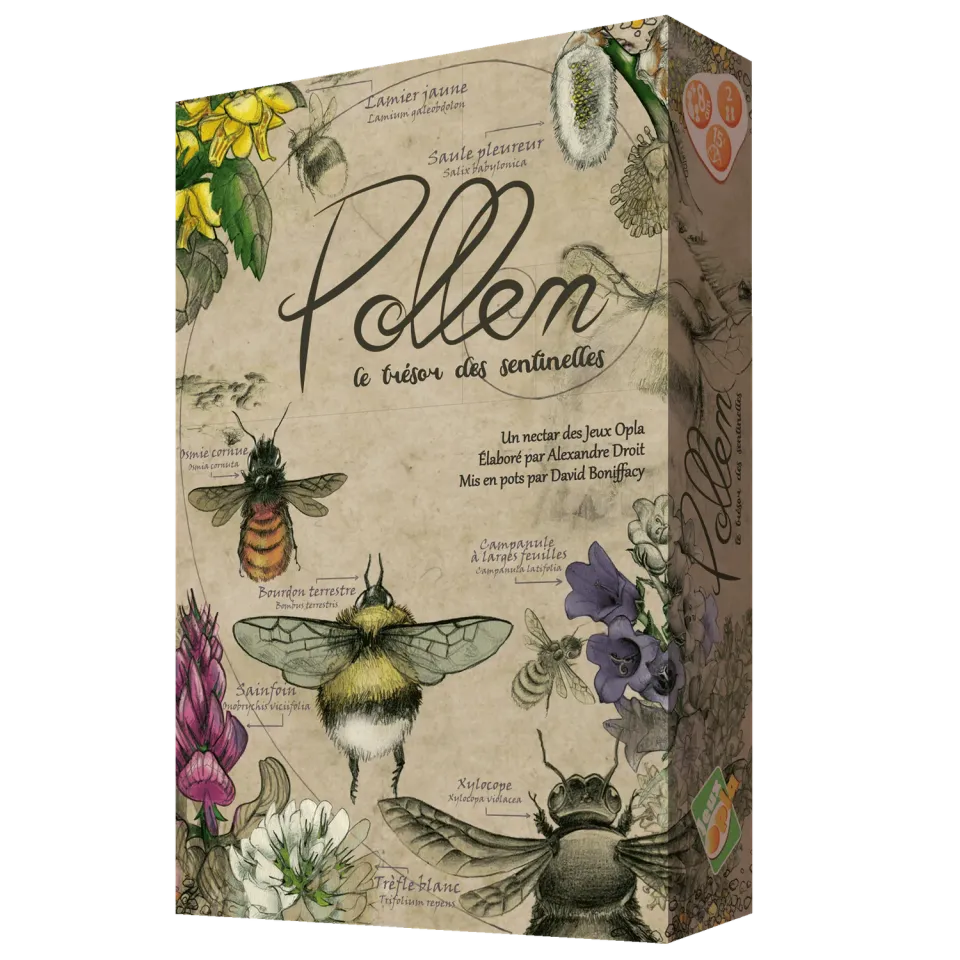Flip Flap Editions Pollen jeu de cartes nature
