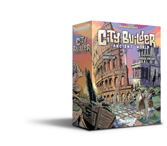 Inside Up Games City Builder Ancient World jeu de société antique