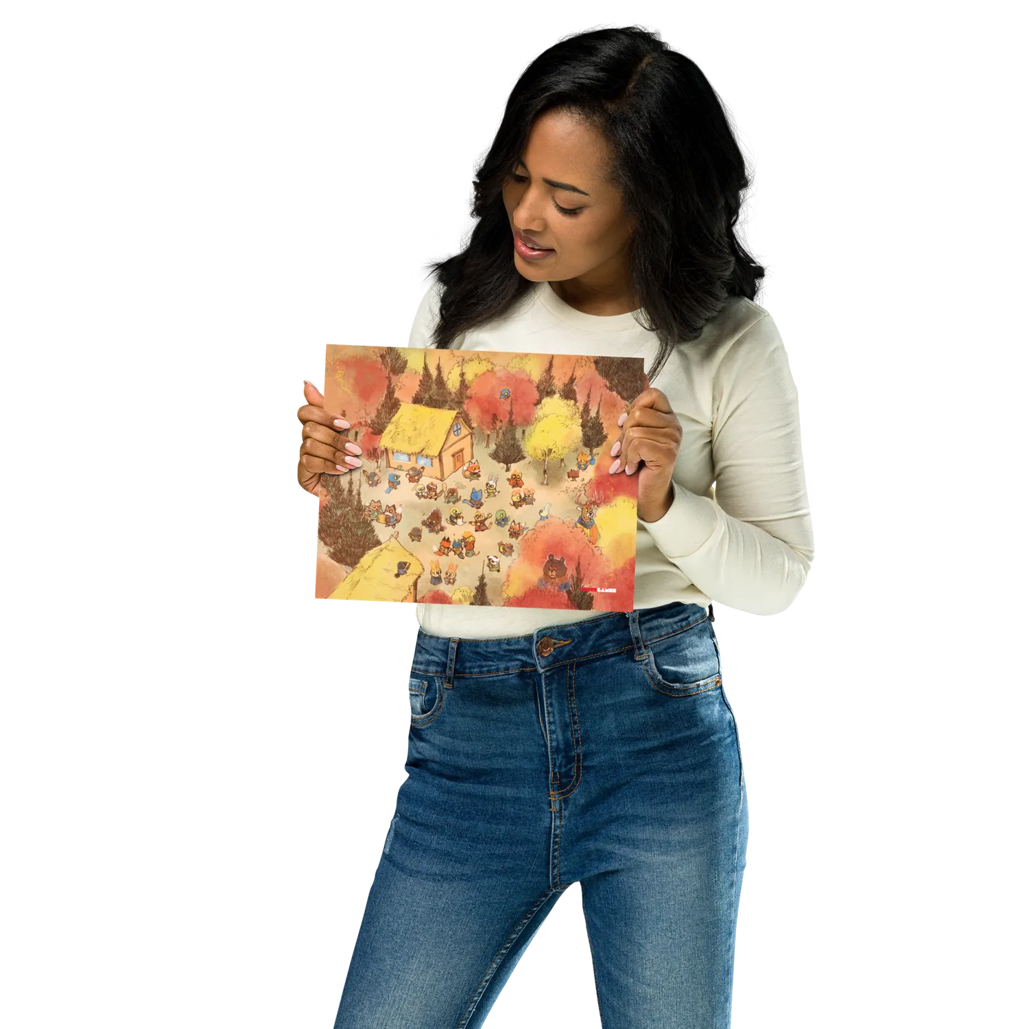 Leder Games Root Hirelings affiche 8x10 chibi