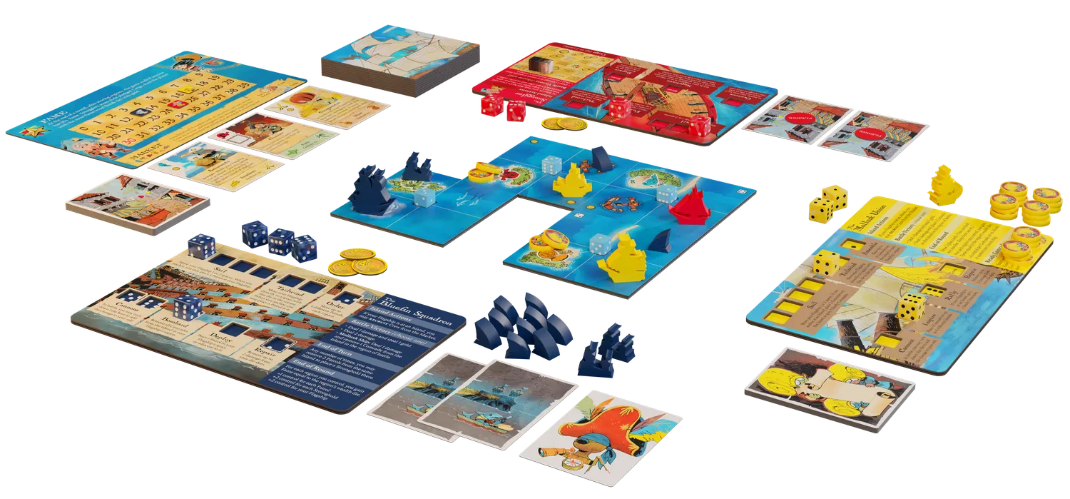 Leder Games Ahoy jeu de société pirates 2-4 joueurs