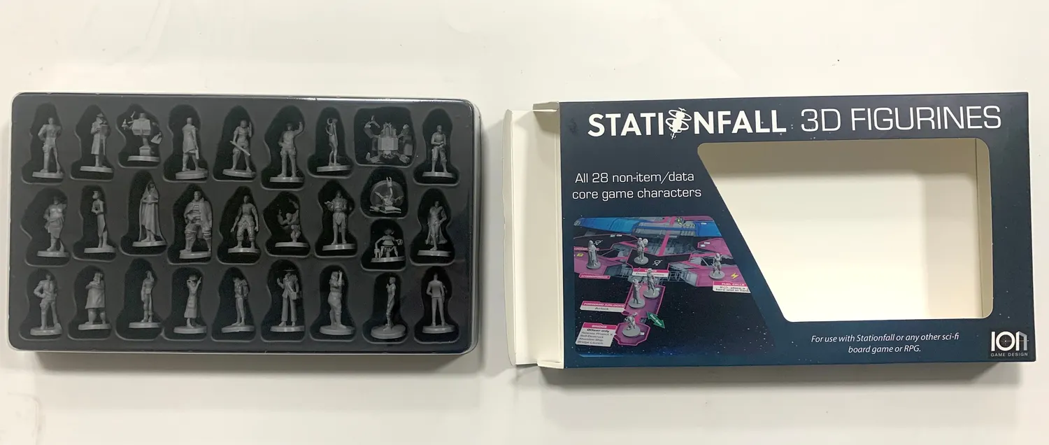 ION Game Design Stationfall 3D figurines personnages