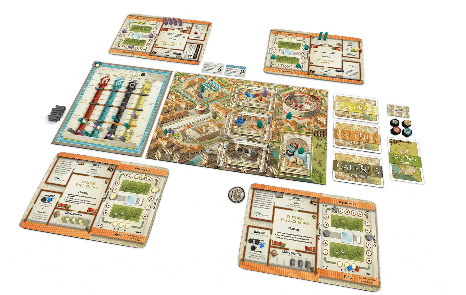 ION Game Design Galenus jeu de societe historique
