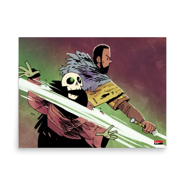 Leder Games Vast Distain affiche art print Paladin 8x10