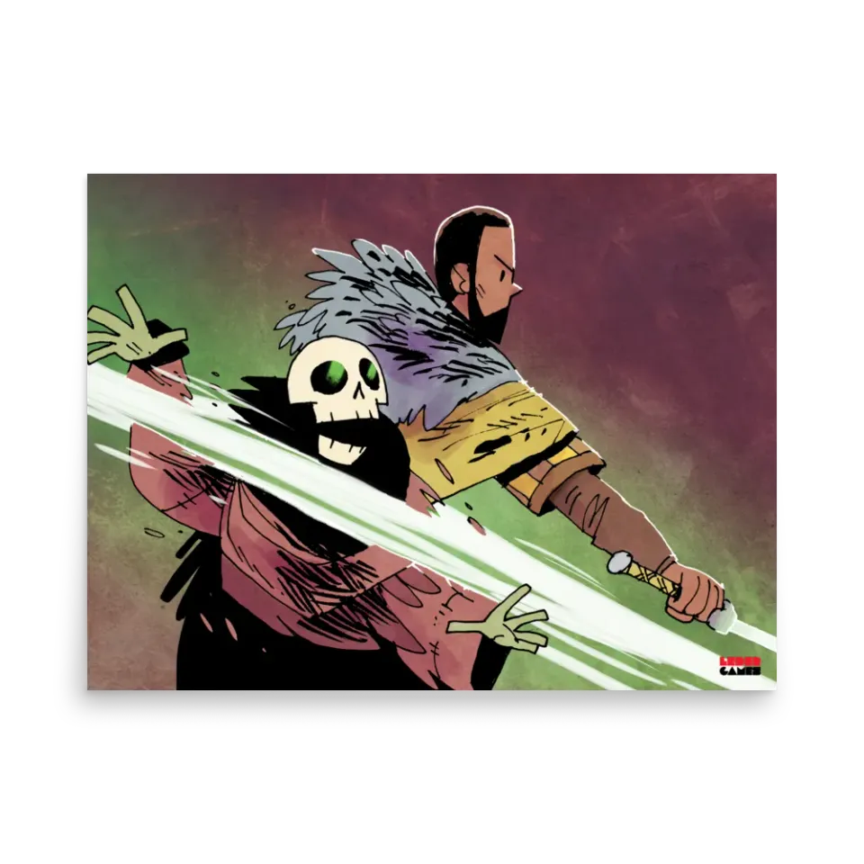 Leder Games Vast Distain affiche art print Paladin 8x10