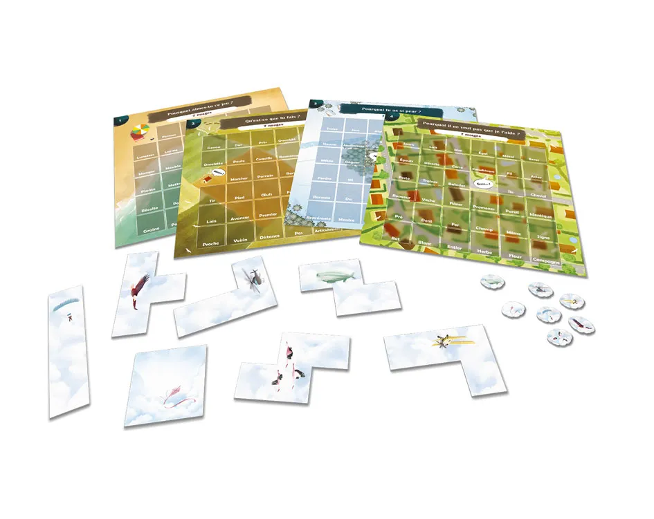 Flip Flap Nuages Stratus jeu de cartes stratégie