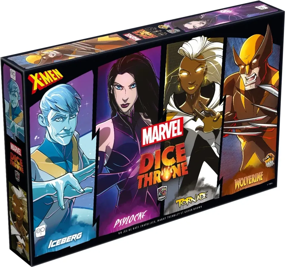 Dice Throne X-Men coffret jeu de des 4 heros