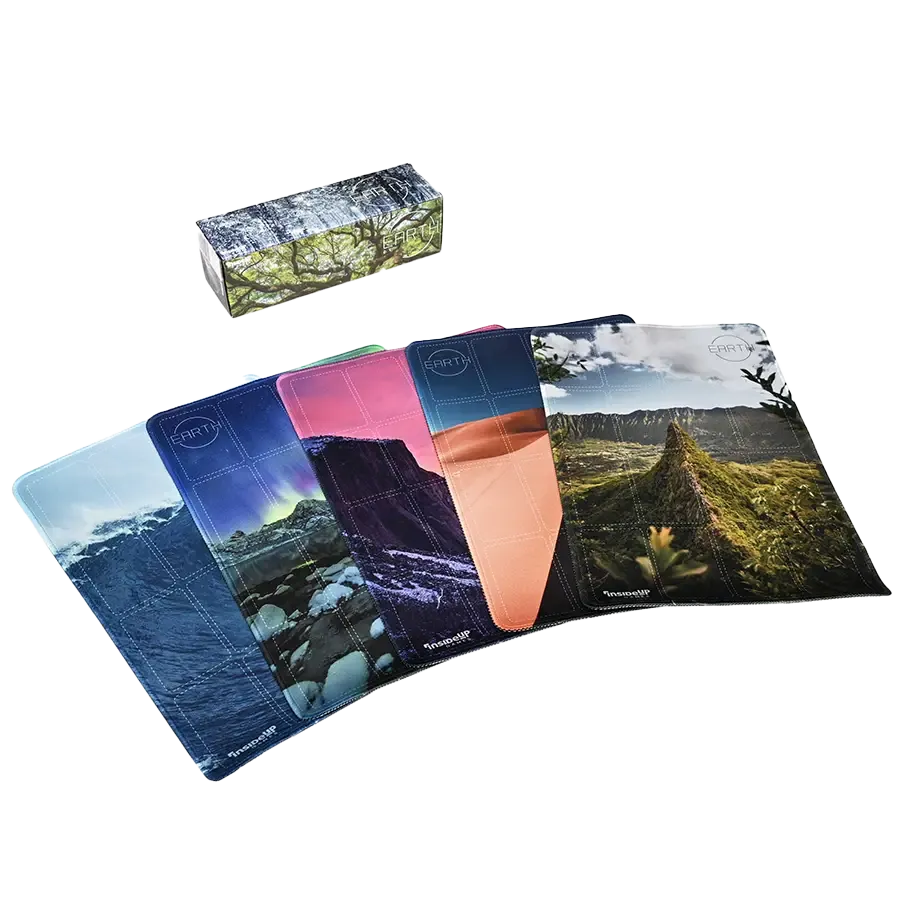 Inside Up Games Earth Play Mat Bundle tapis lot 5