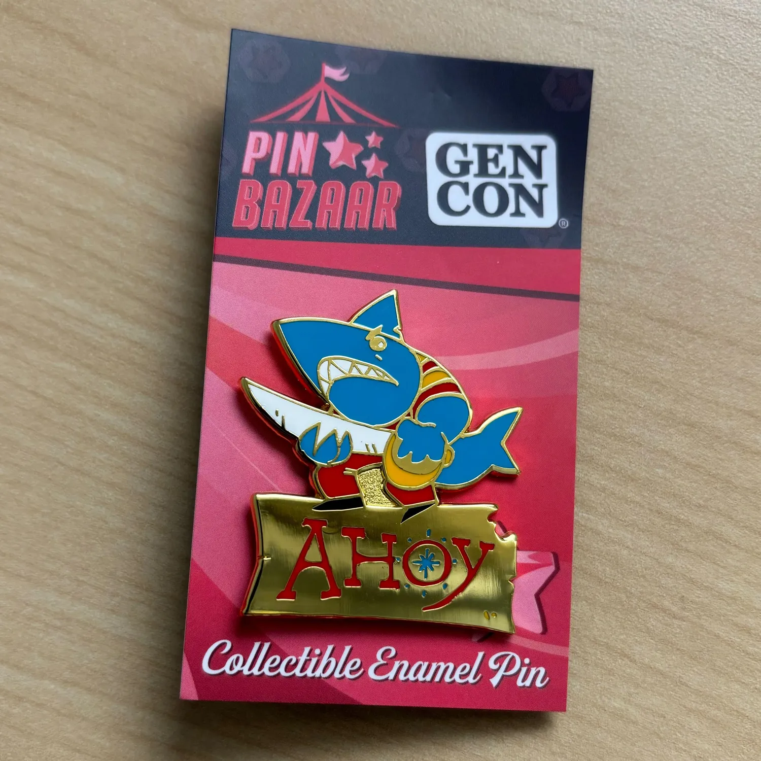 Leder Games Ahoy Bluefin pin's émail dur