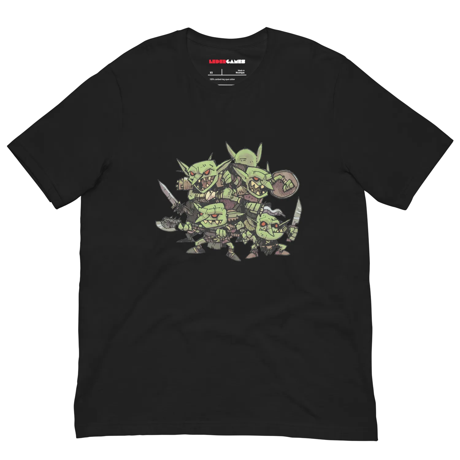 Leder Games Vast Goblin t-shirt noir XS coton