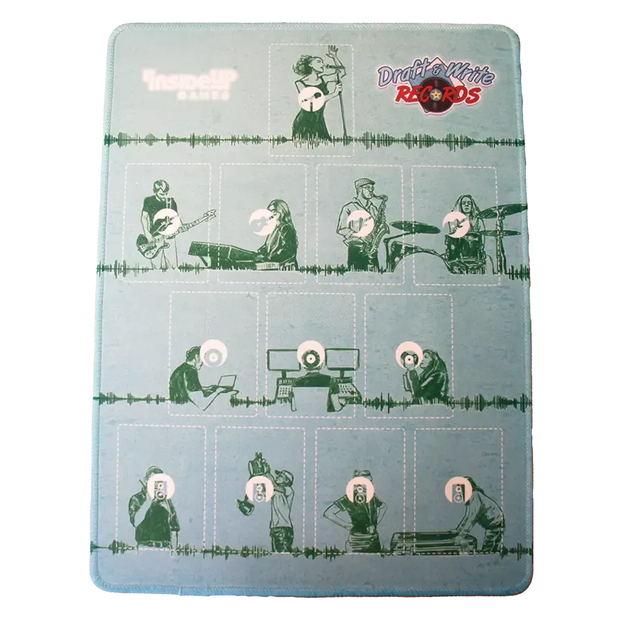 Inside Up Games Draft & Write Records lot 6 tapis néoprène