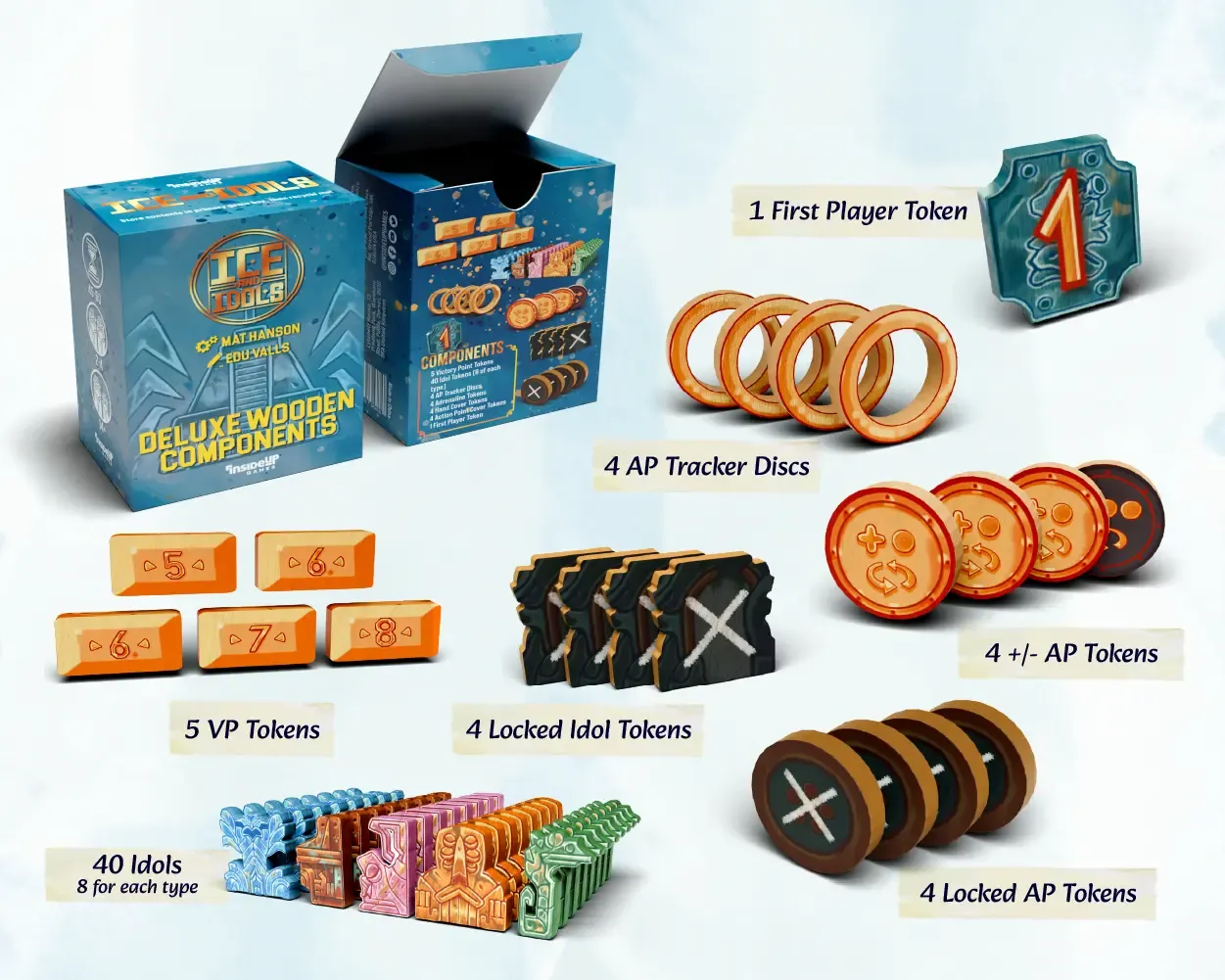 Inside Up Games Ice and Idols pions bois deluxe