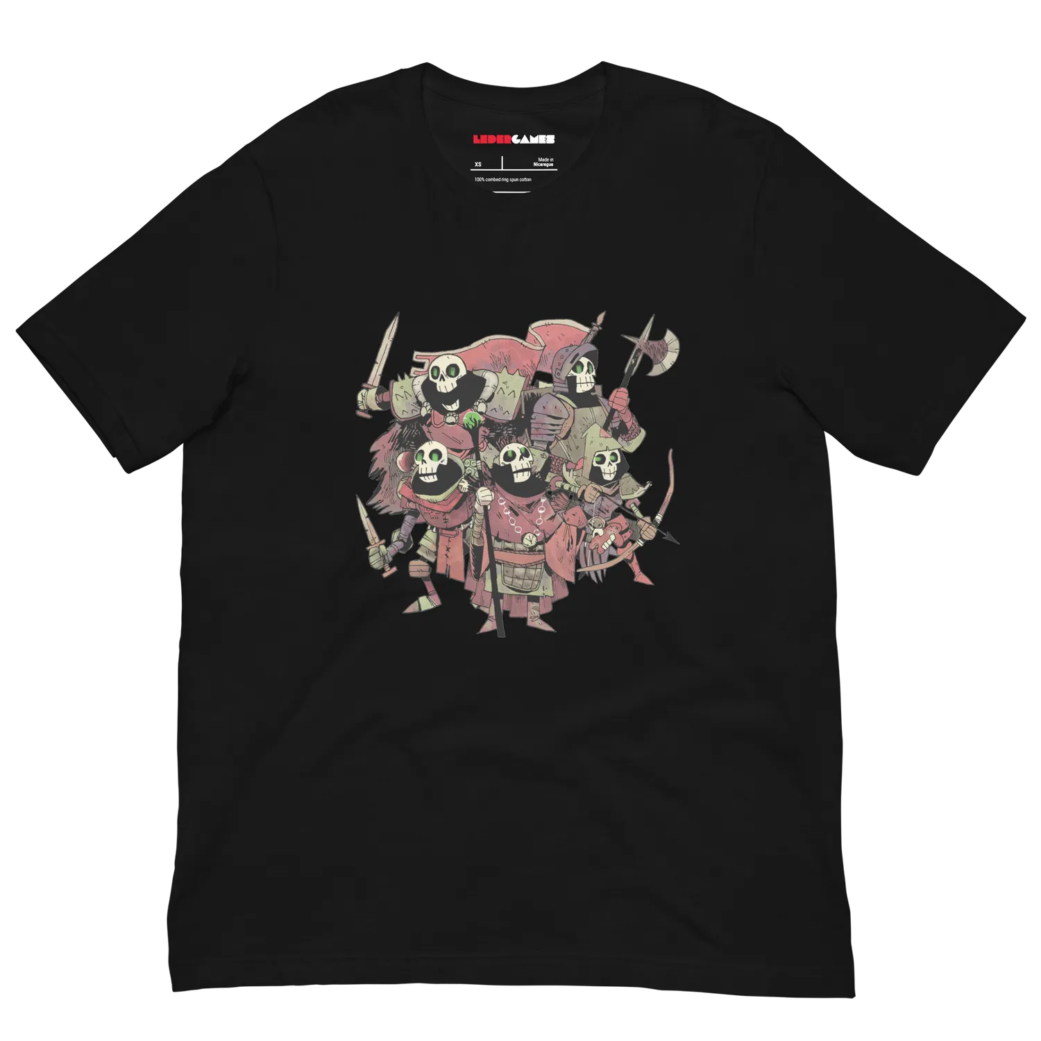Leder Games Vast Skeleton Tee t-shirt coton noir