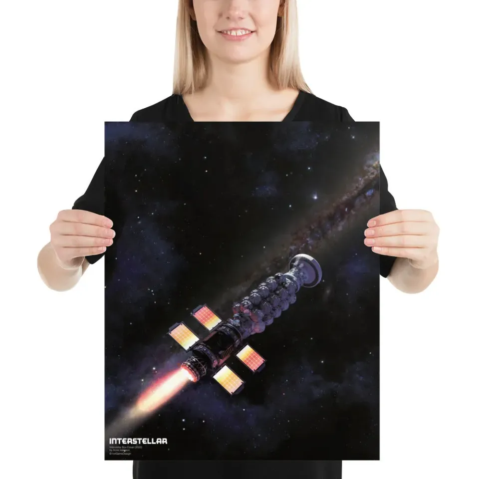 ION Interstellar poster 16x20 papier mat 189g