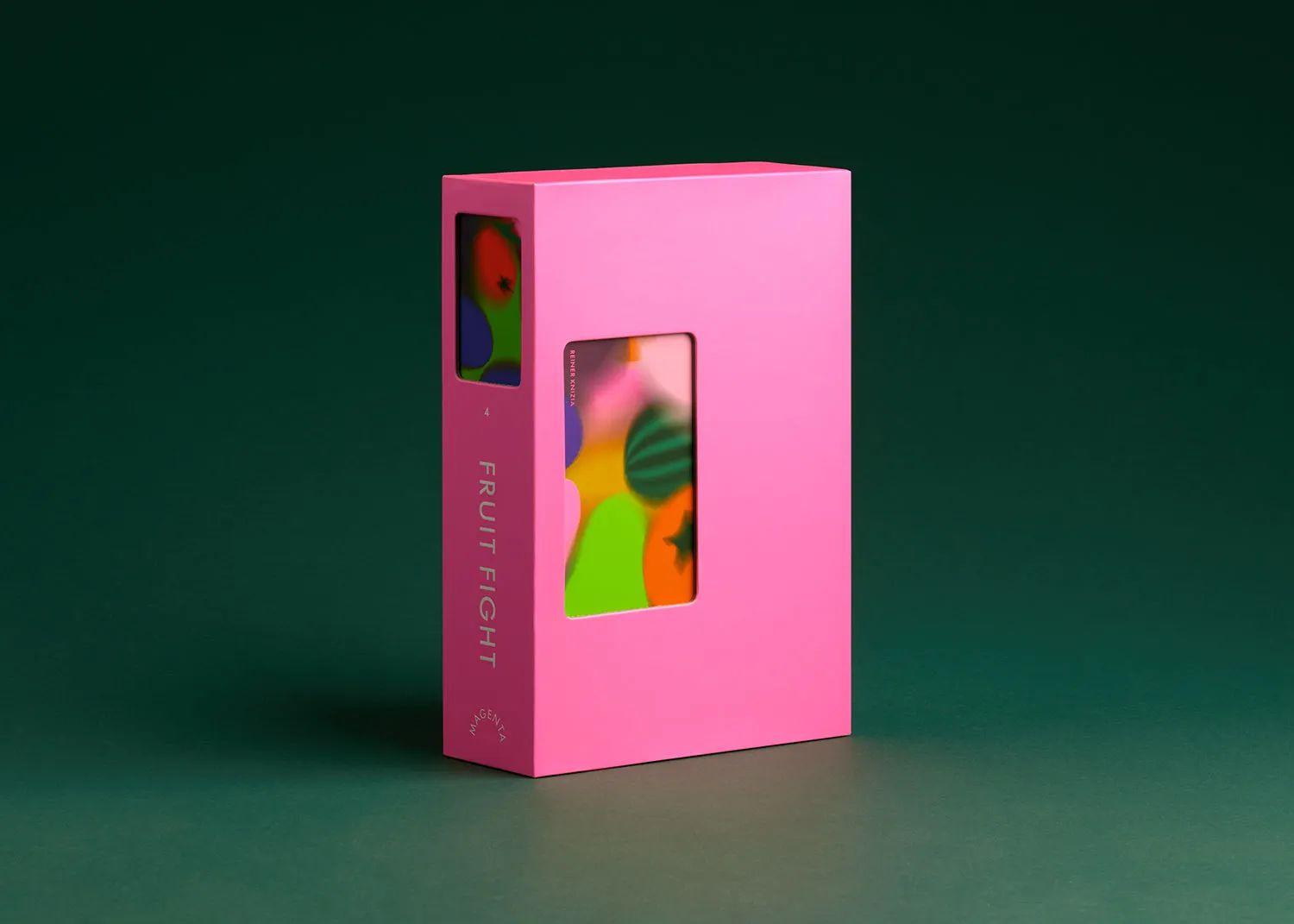 CMYK Magenta Fruit Fight jeu de cartes stop ou encore