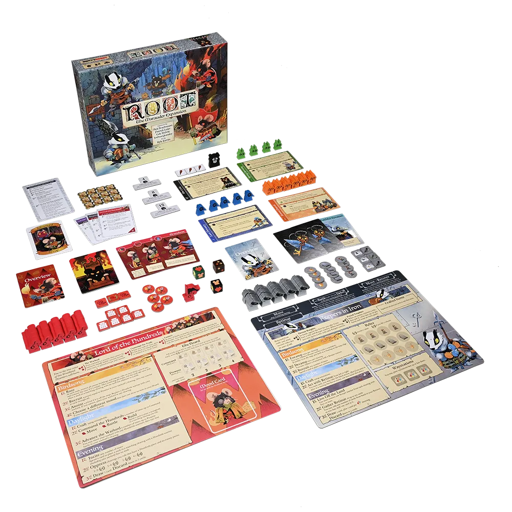Leder Games Root Marauder extension jeu 2 factions + mercenaires