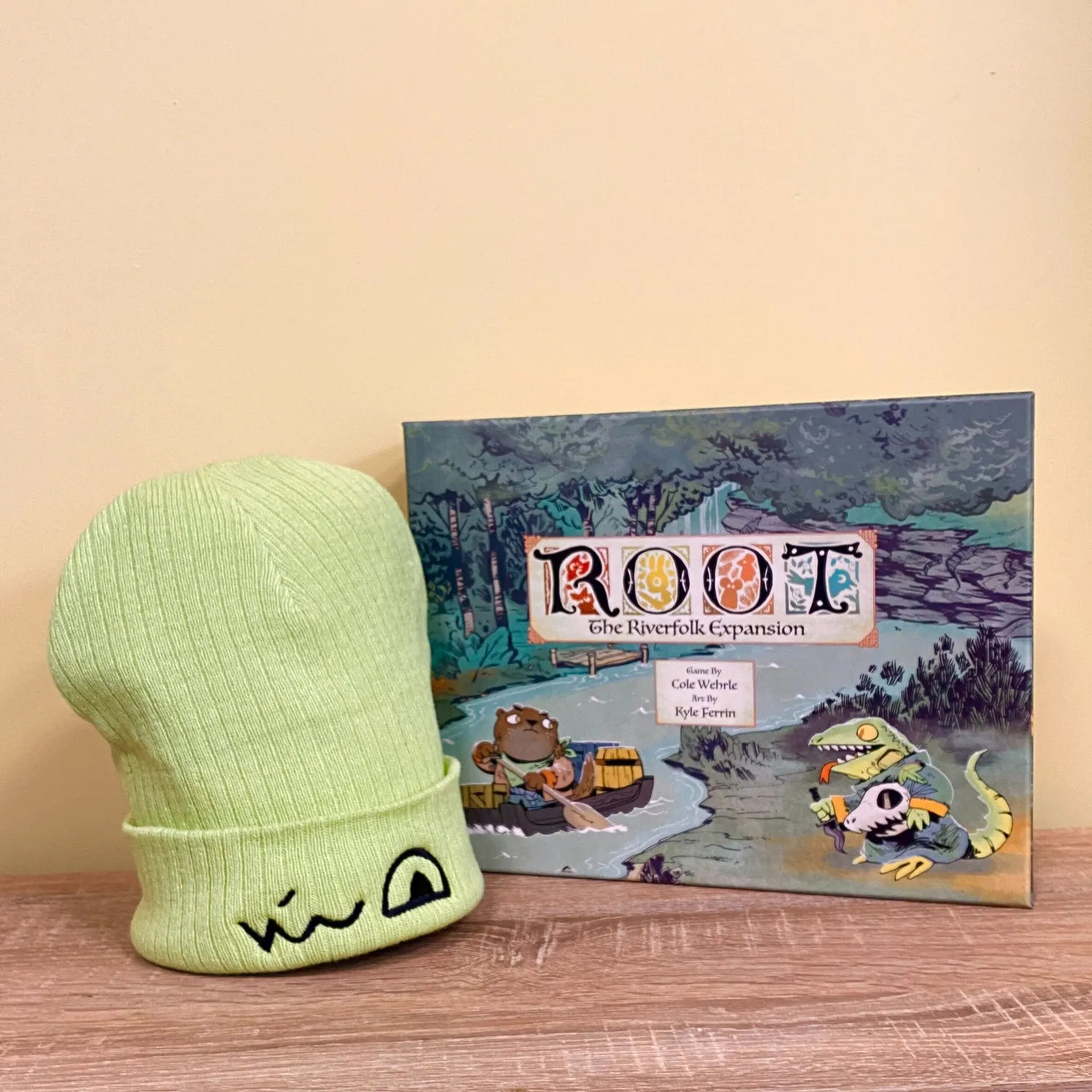 Leder Games Root Lizard Cult bonnet tricot double noir
