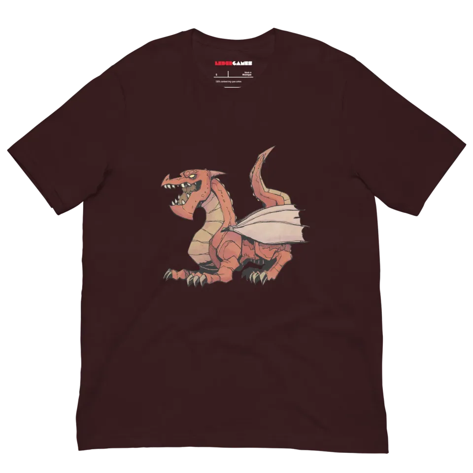 Leder Games Vast Dragon t-shirt coton Oxblood Black
