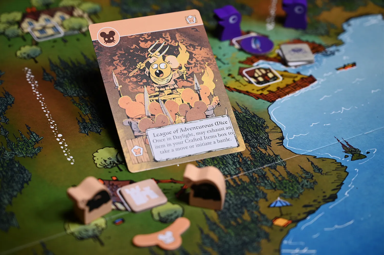 Leder Games Root Exiles Partisans deck 54 cartes