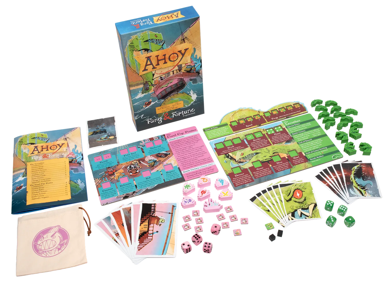 Leder Games Ahoy Fang Fortune extension 2-4 joueurs