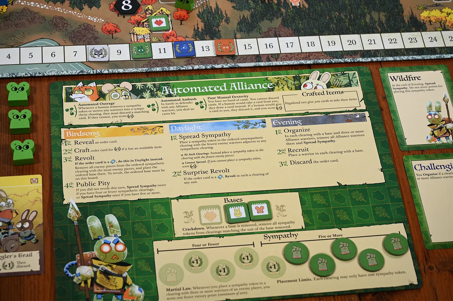 Leder Games Root Clockwork extension solo coop