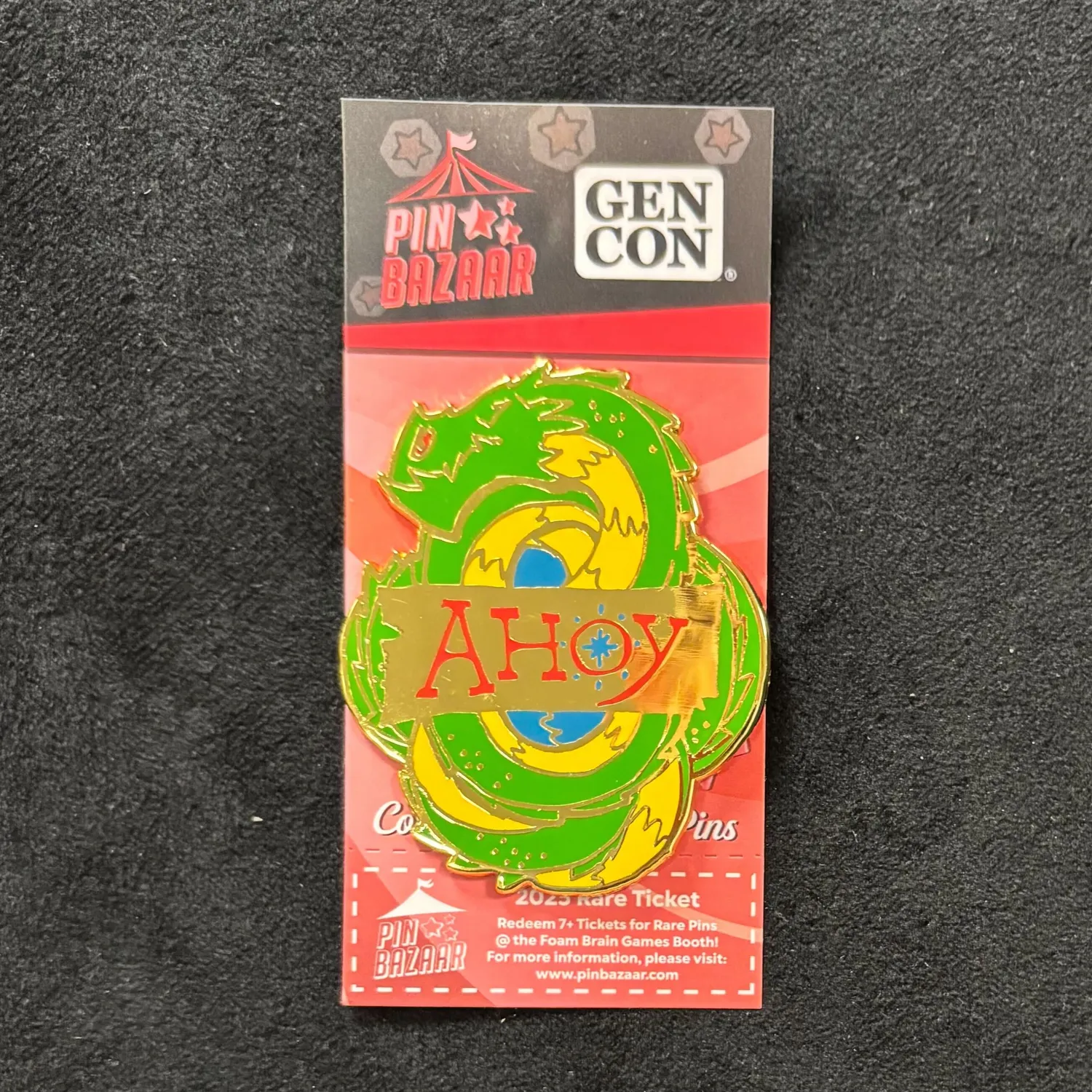 Leder Games Ahoy Leviathan pin's émail 6,3 cm Gen Con