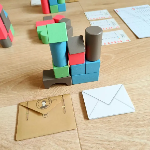 Benjamin Roucayrol Cheval jeu rapidité construction blocs bois
