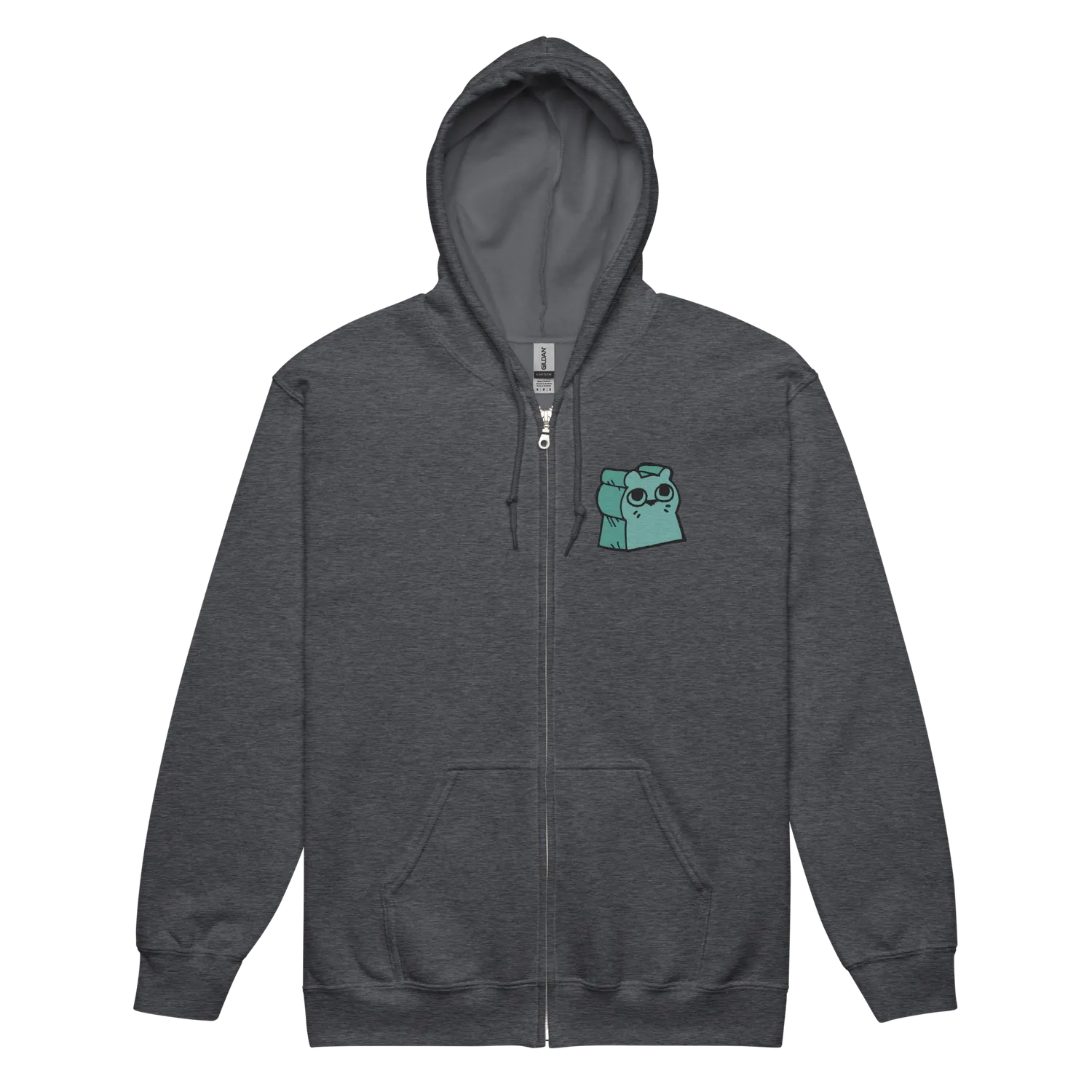 Leder Games Root Riverfolk sweat zippé noir brodé coton