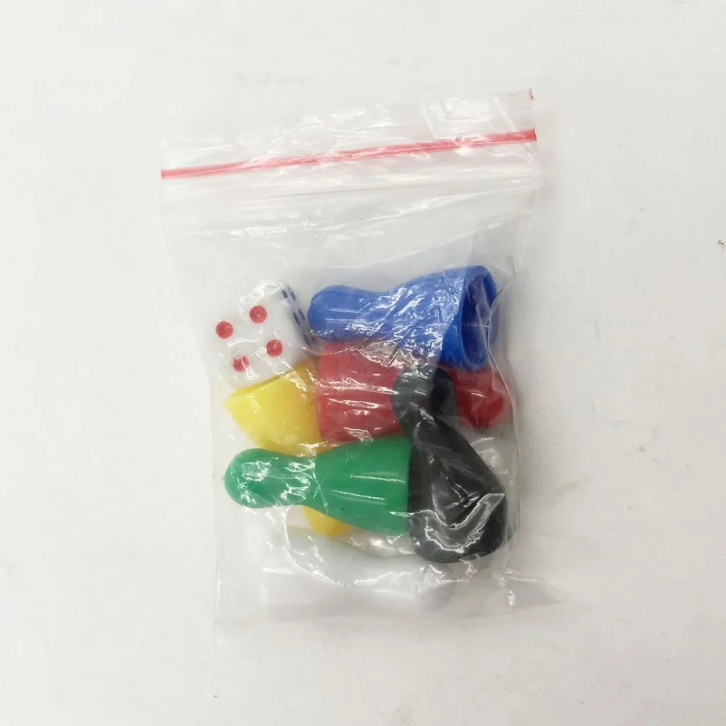 ION Game Design Pack 6 pions dés jeu de société multicolore