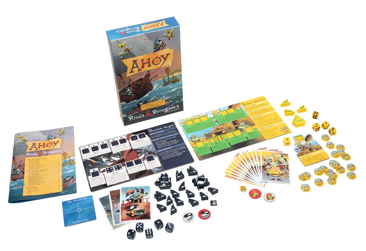 Leder Games Ahoy Rivals Renegades extension 2 factions