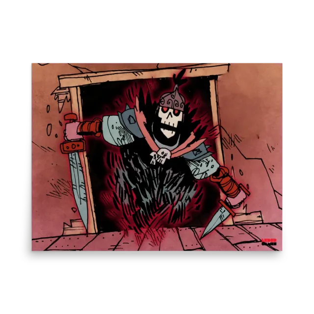 Leder Games Vast Haunted Hallways affiche 12x18 premium