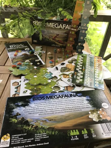 ION Bios Megafauna 2e édition jeu de société évolution