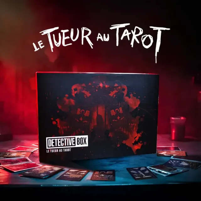 Detective Box Le Tueur au Tarot jeu d'enquête complète