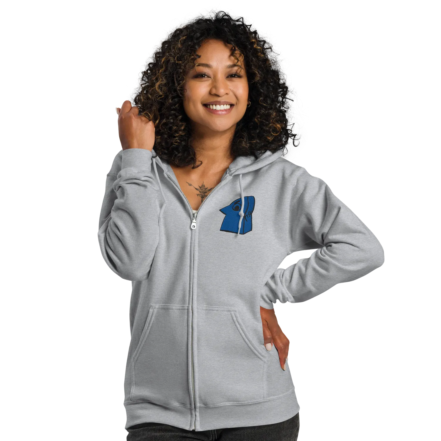 Leder Games Root Eyrie Meeple sweat zippé noir