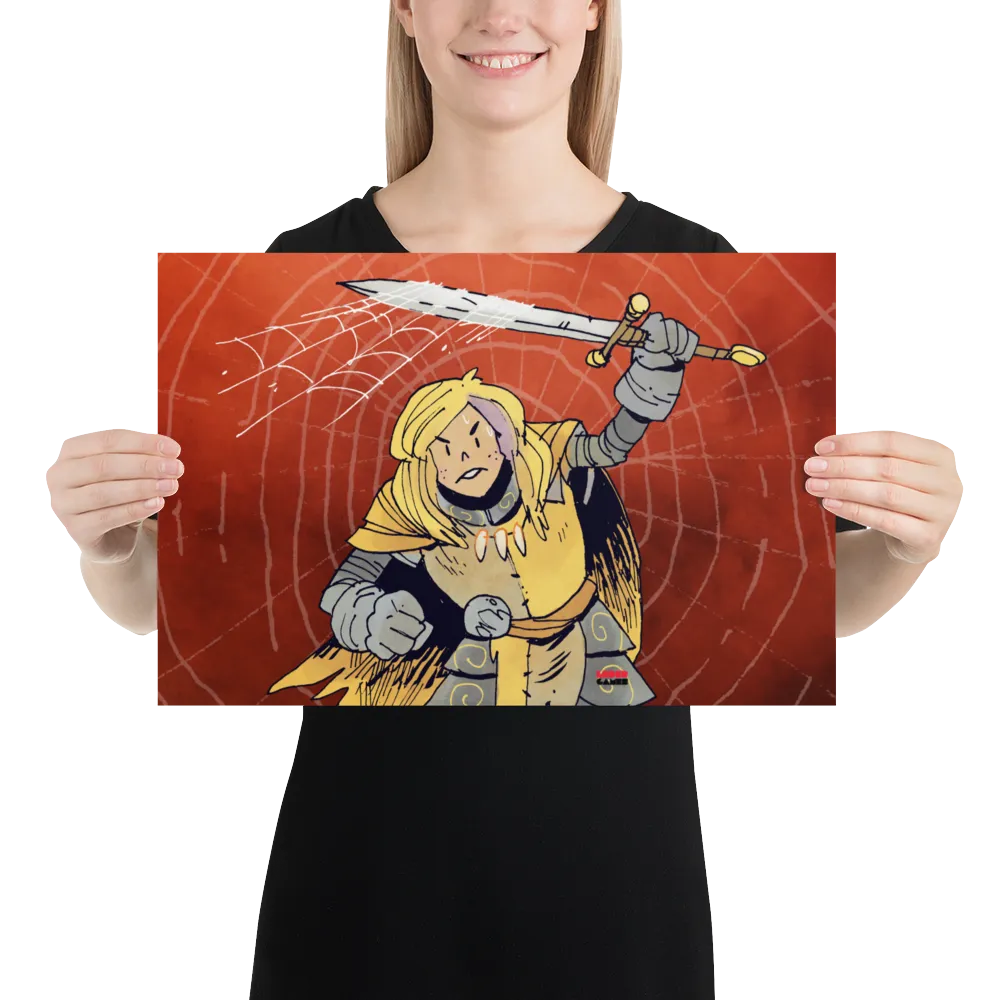 Leder Games Vast Persistent affiche 25x25 chevalier