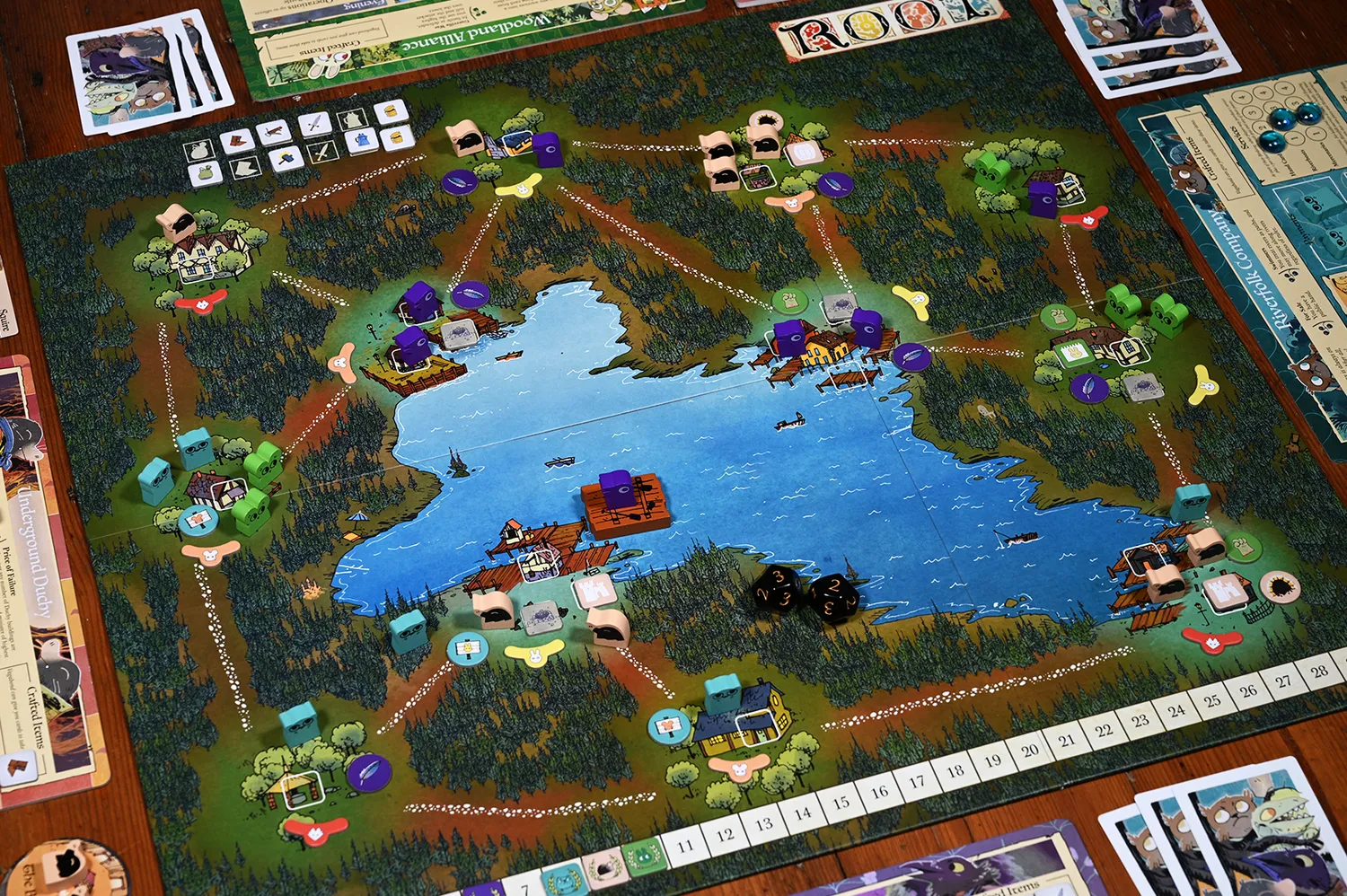 Leder Games Root Underworld extension jeu 2 factions