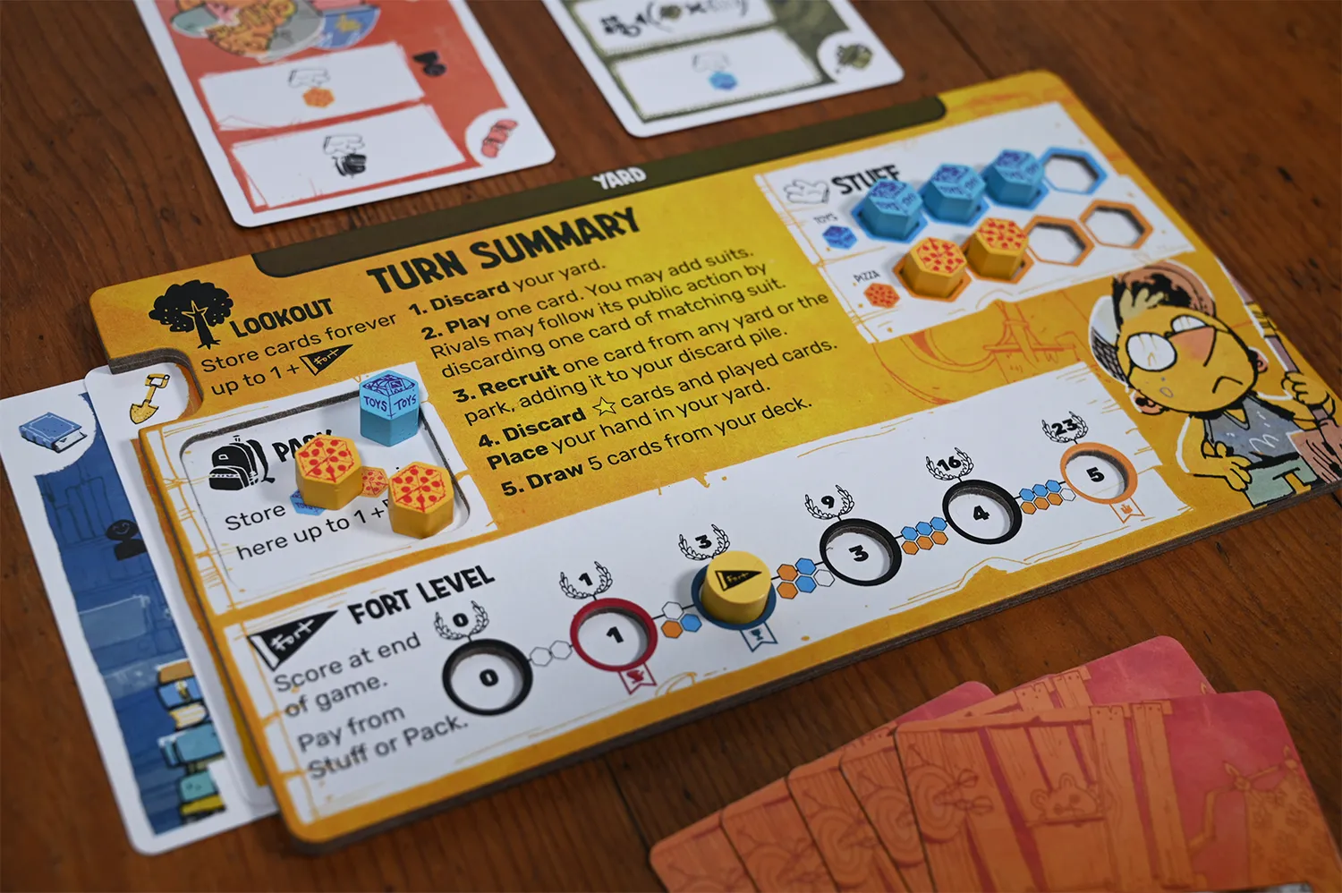 Leder Games Fort jeu de cartes 2-4 joueurs construction