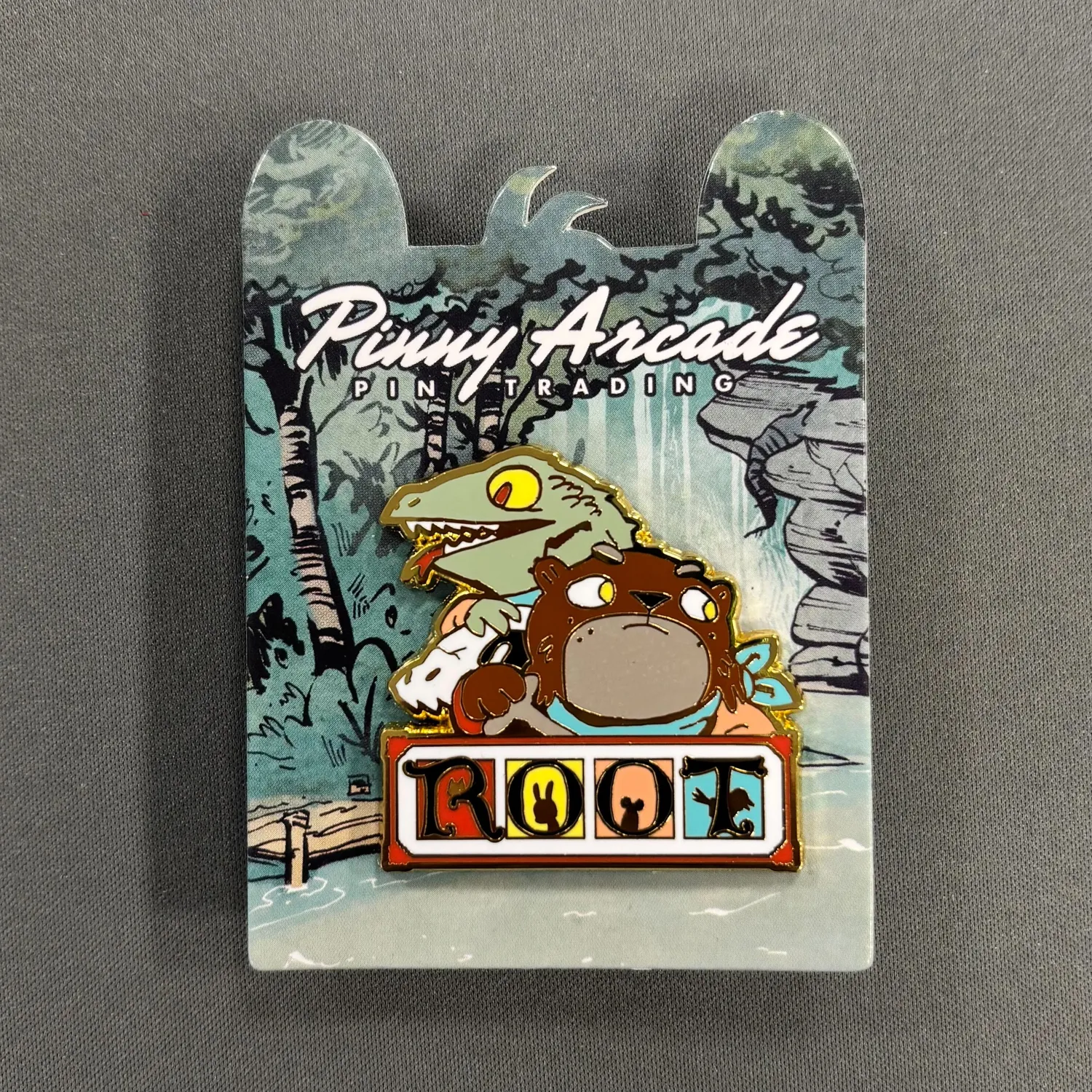 Leder Games Root Riverfolk pin's portrait loutre