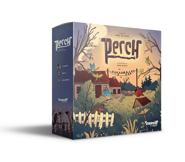 Inside Up Games Perch jeu de société base oiseaux