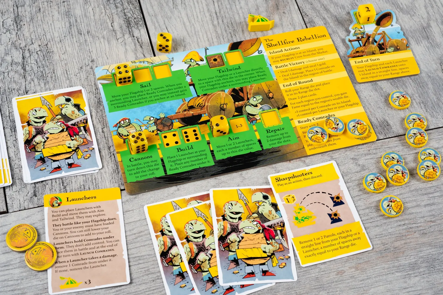Leder Games Ahoy Rivals Renegades extension 2 factions