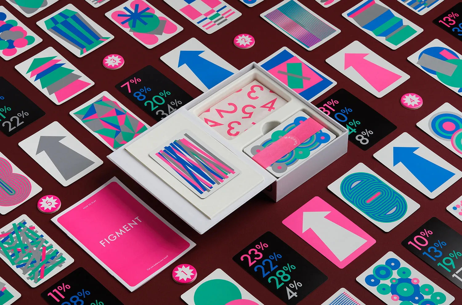 CMYK Figment jeu visuel coopératif carton 10