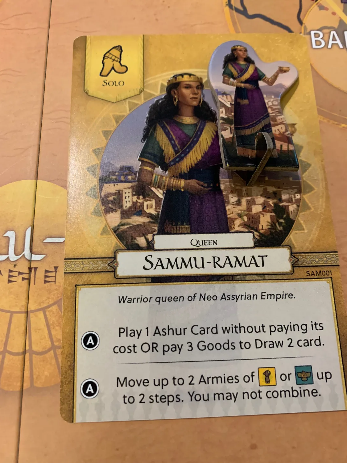 ION Game Design Sammu-ramat jeu de société historique coop