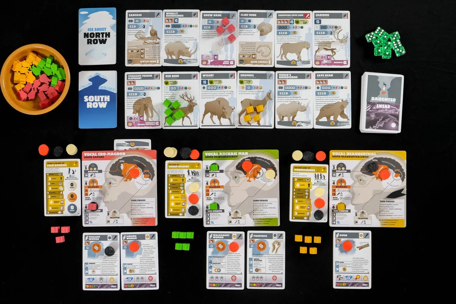 ION Game Design Neanderthal 2e édition jeu société préhistoire